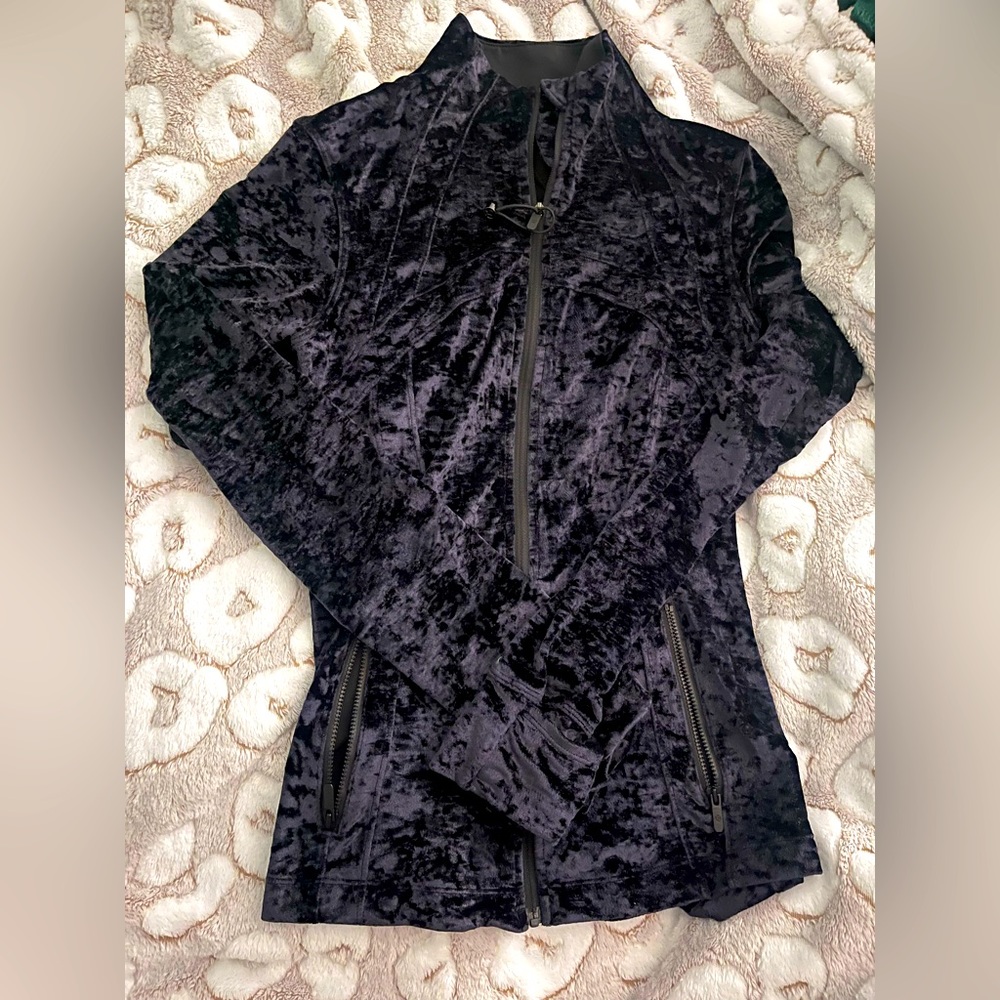 Lululemon Black Velvet Define Jacket